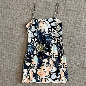 🩷 Impeccable Pig Floral Print Spaghetti Strap Dress Size Small